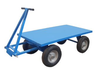 Rimorchio con ralla sterzante con timone/occhione ruote pneumatiche con freno a caduta