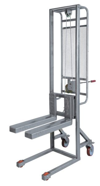 Sollevatore ad arganello in Acciaio Inox Sollevamento  mm 1200