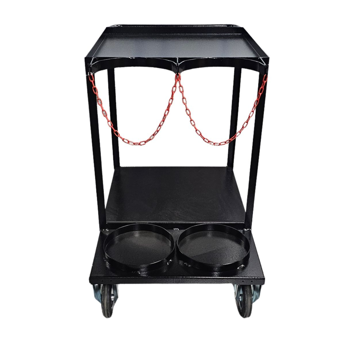 Carrello saldatrice con doppio porta bombola posteriore ART041E2PS - immagine 4